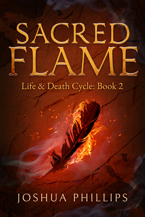 Fantasy Book Cover Design: Sacred Flame